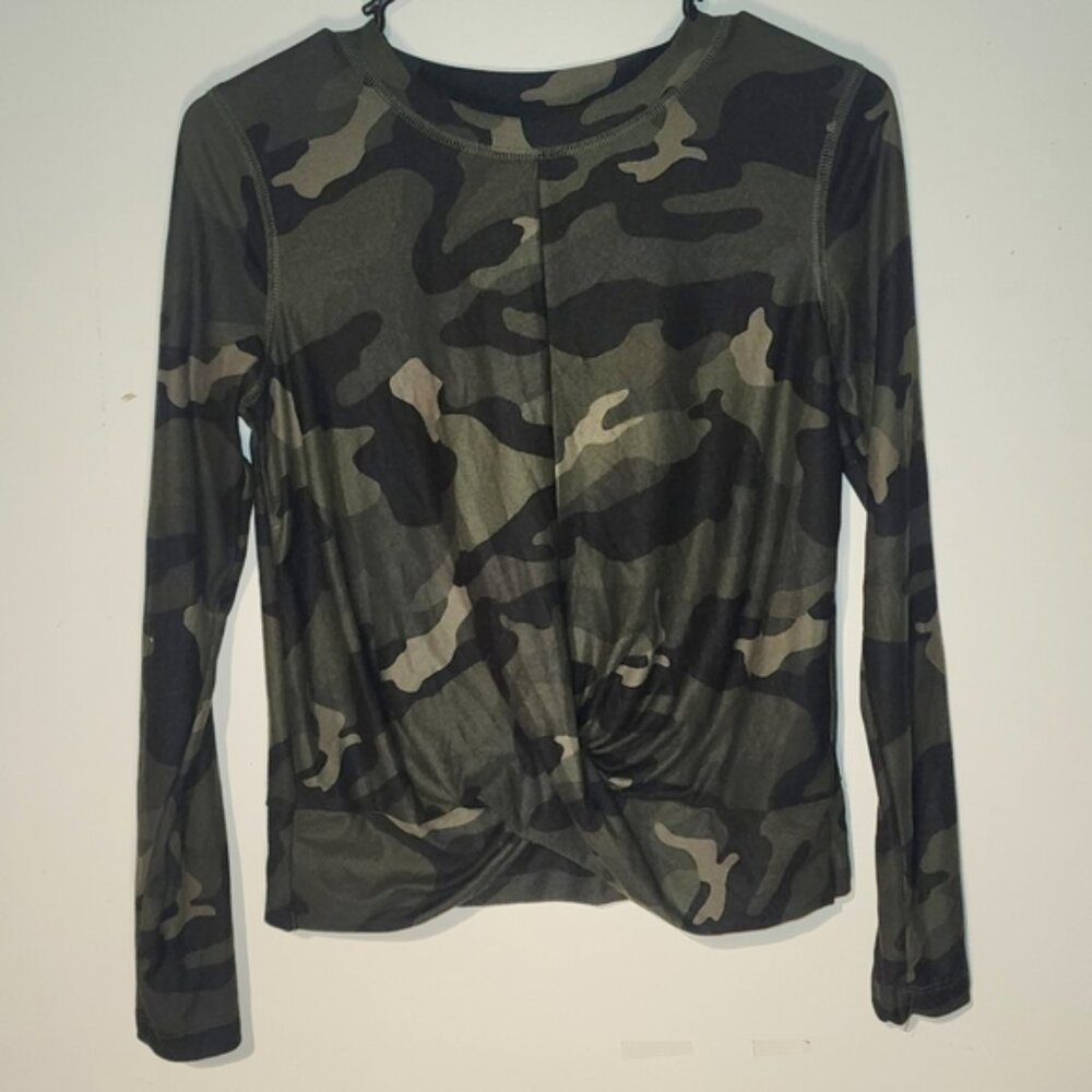 Camouflage Long Sleeve Top